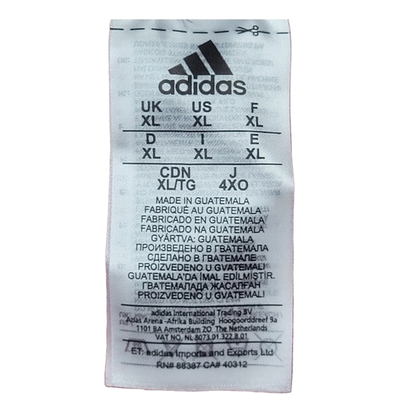 New Adidas Man Press Coverage Football Pants Size XL Red - Picture 8 of 12